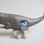 Polymer clay whale